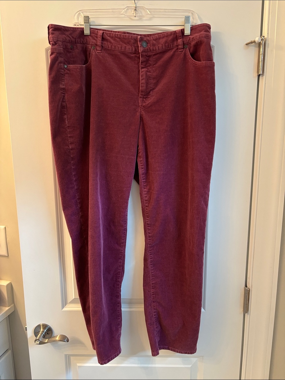 Talbots Boyfriend Leg Jeans in light purple size 16